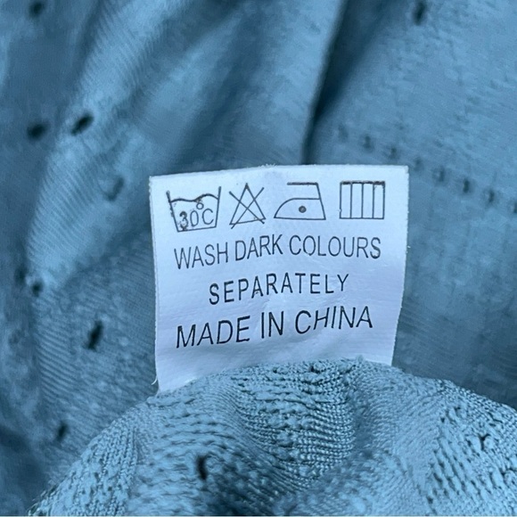 LARGE GREEN LACE STRETCH TANK FLOWY BOHO CASUAL - Picture 12 of 12